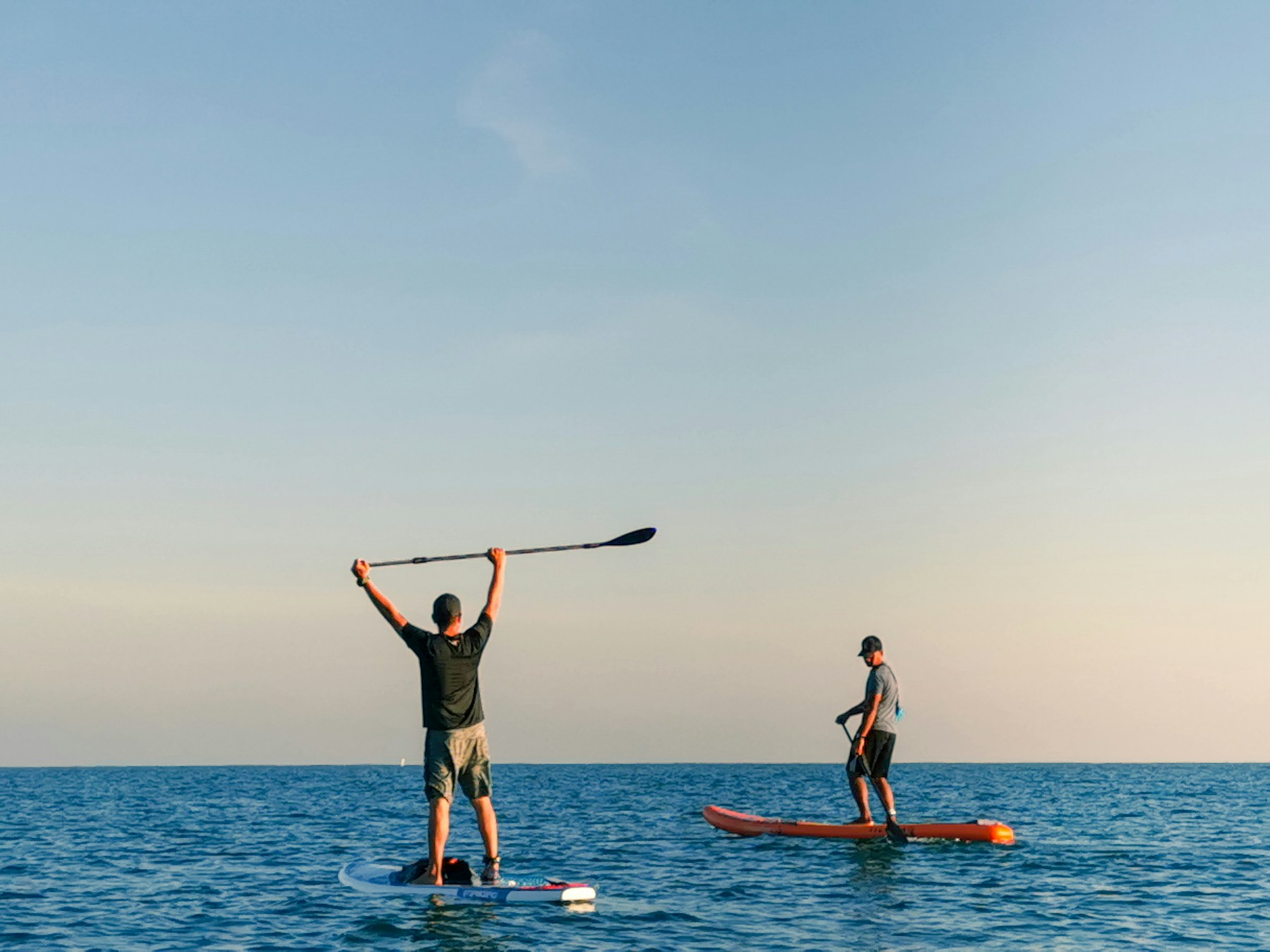Paddle surf en el Mar Menor, La Manga